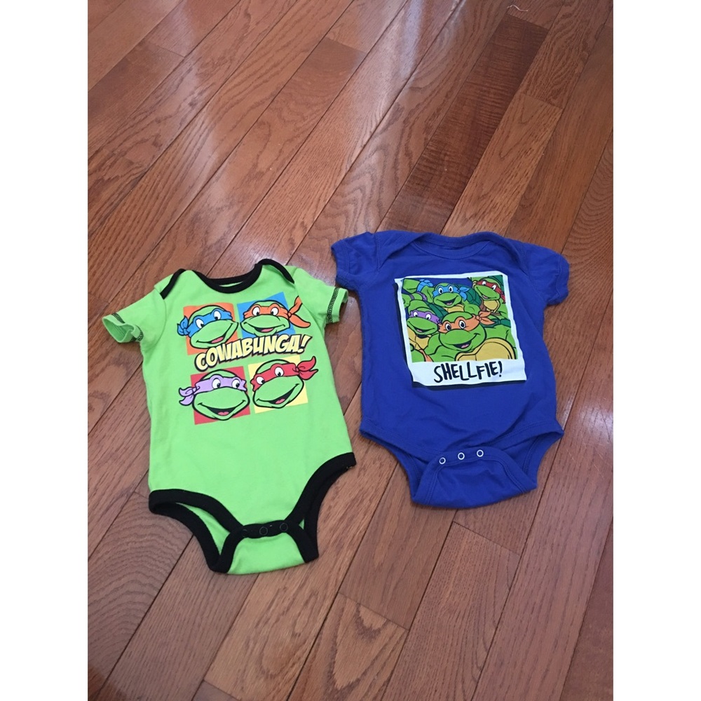 Ninja turtle onesie set
